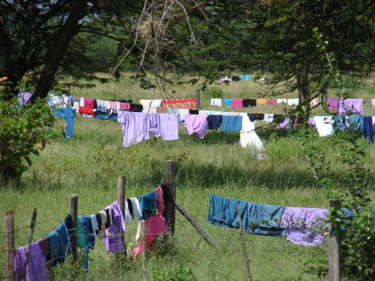 auf dem Lande in Kenia